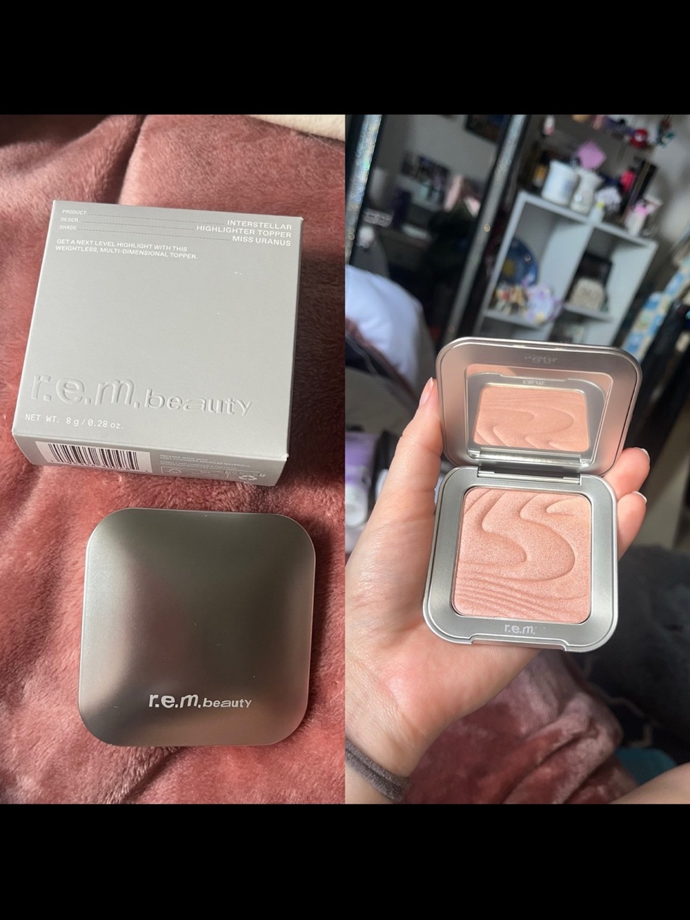 REM beauty By Ariana Grande Interstellar Highlighter Topper - Miss Uranus - NEW